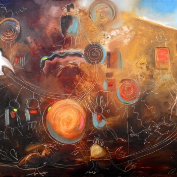 Mapping Out Family Systems with Genogram Oil Painting