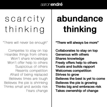 Scarcity and Abundance by Sherry Young