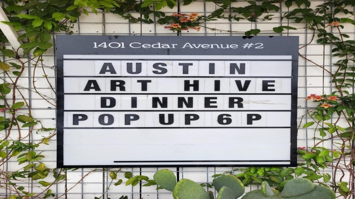 Austin Art Hive Pop Up sponsored by SWC Art Therapy students