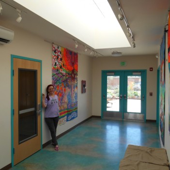 Expressive Art Sanctuary, Eliza Combs’ Show in Art Therapy Building
