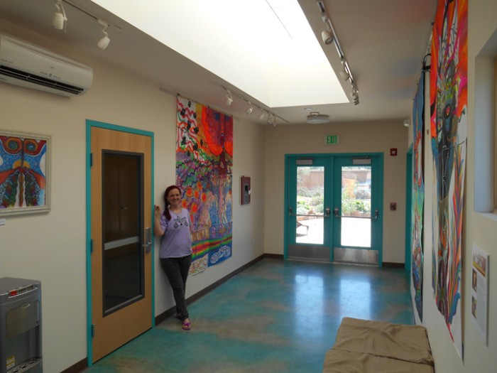 Expressive Art Sanctuary, Eliza Combs’ Show in Art Therapy Building