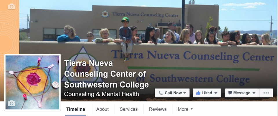 FB Tierra Nueva Counseling Center of Southwestern College page
